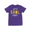Minnesota Let's Skol Crazy T-Shirt - HTHR PURPLE