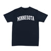 Minnesota Embroidered T- Shirt - NAVY