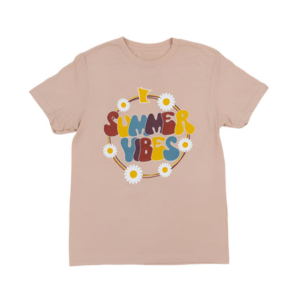 Minnesota Floral Summer Vibes T-Shirt