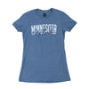 Women Explore The North Tee - STEEL BLUE