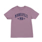 Purple t-shirt with 'Minneapolis MN 1867' text on a white background