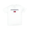 Minnesota Flag Emblem T-Shirt - WHITE