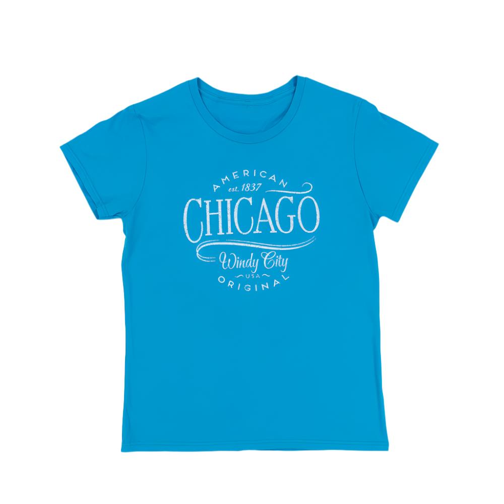 Recurved Ringer Chicago Tee