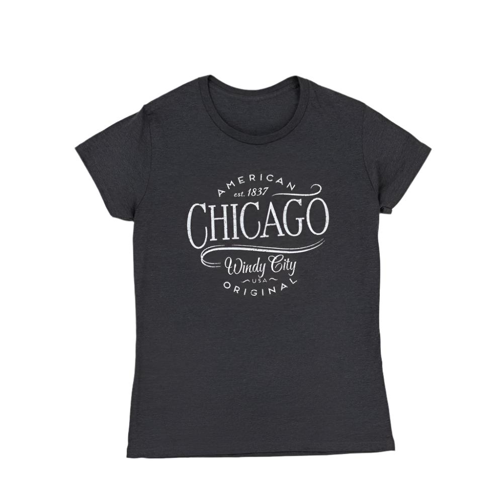 Recurved Ringer Chicago Tee