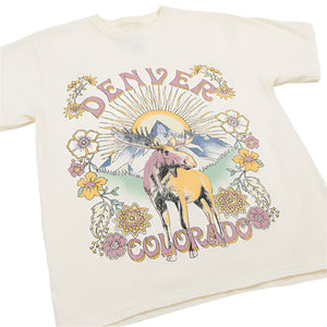 Denver Vintage Mountain Moose Tee