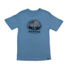 Denver Snow Globe Mountains Tee - BLUE
