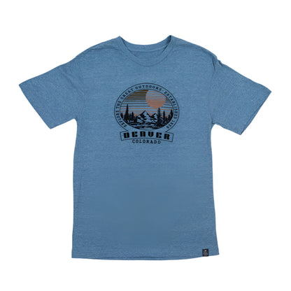 Denver Snow Globe Mountains Tee