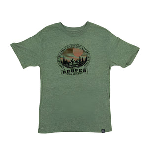 Denver Snow Globe Mountains Tee