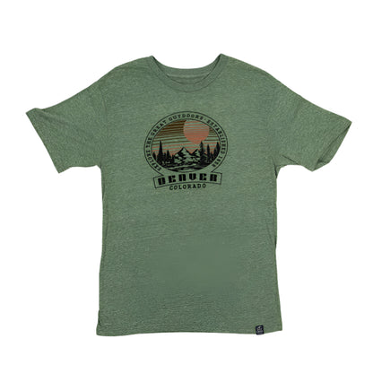 Denver Snow Globe Mountains Tee