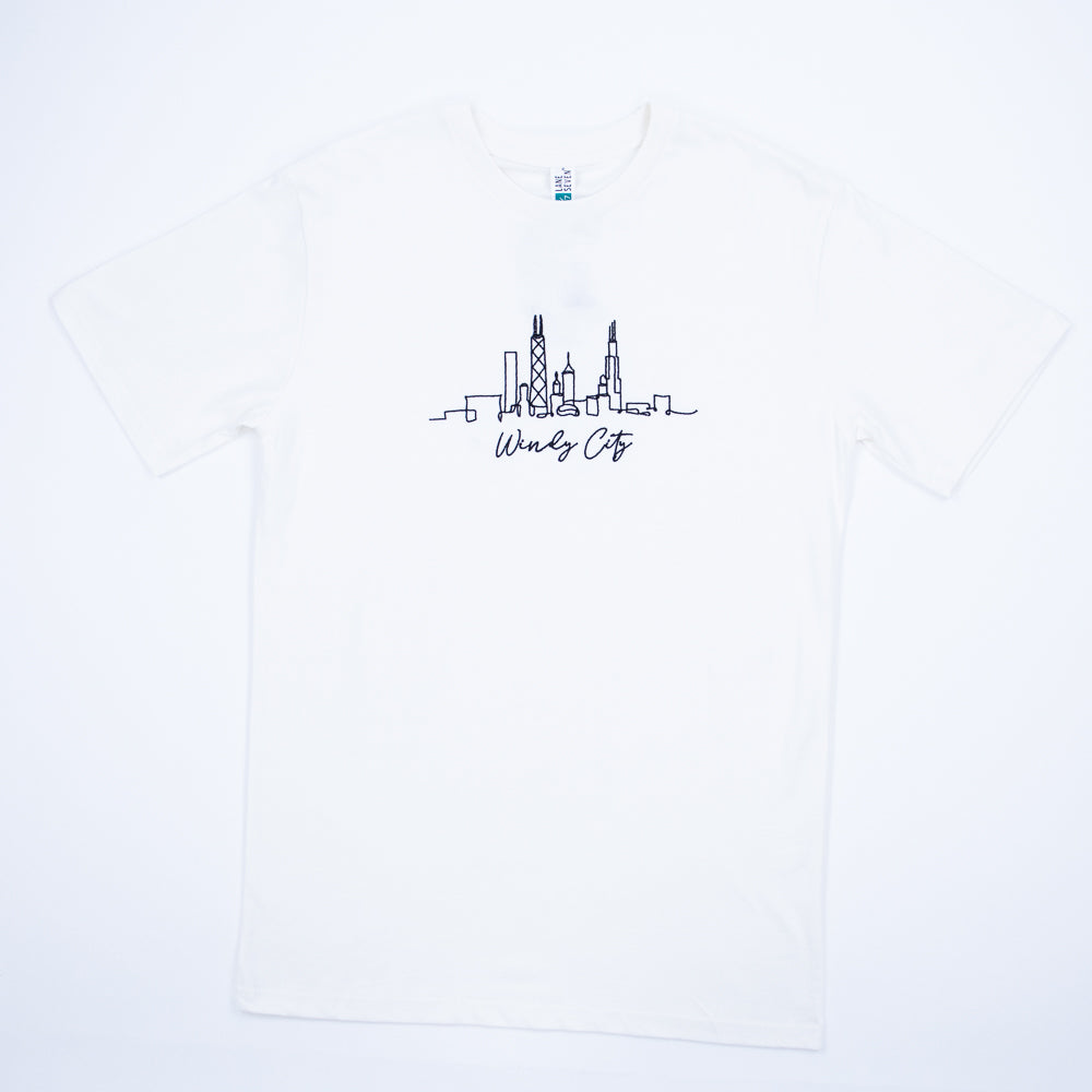 Windy City Sketch Skyline Tee