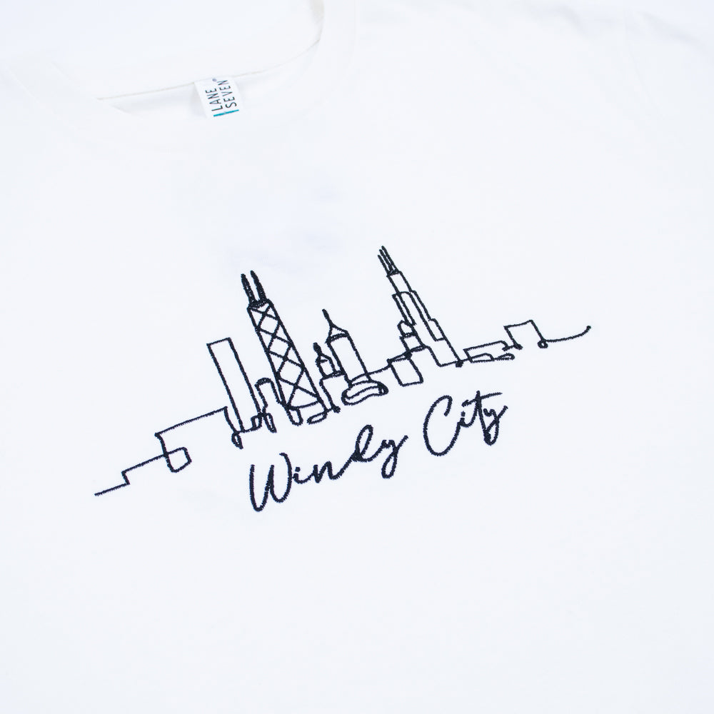 Windy City Sketch Skyline Tee