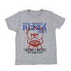 Youth Boys Wanna Pizza Me Tee Shirt - HTHR GREY