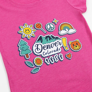 Youth Denver Sticker Pack T-Shirt