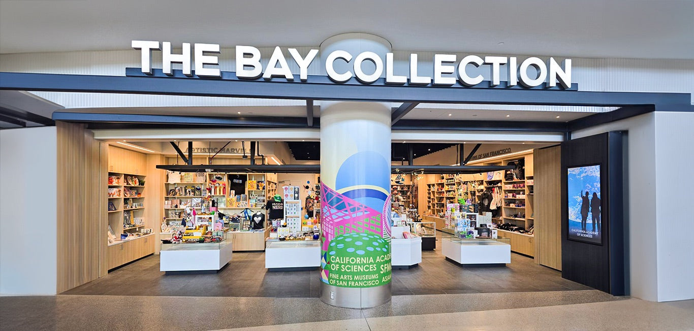Storefront of The Bay Collection in SFO Airport
