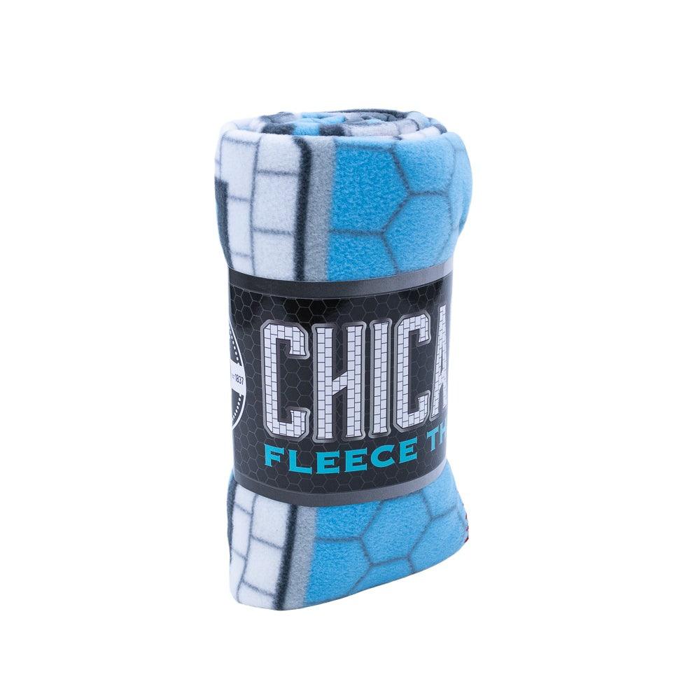 Mosaic Chicago Flag Blanket - Love From USA