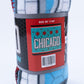 Mosaic Chicago Flag Blanket - Love From USA