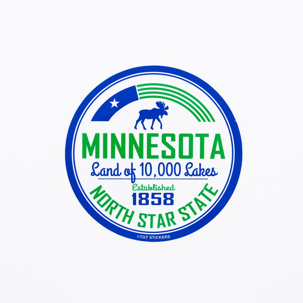 Minnesota North Star State Sticker