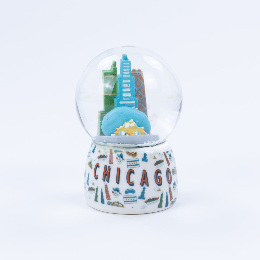 Chicago Icons Snow Globe