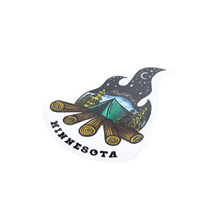 Set Up Camp Minnesota Sticker - Love From USA