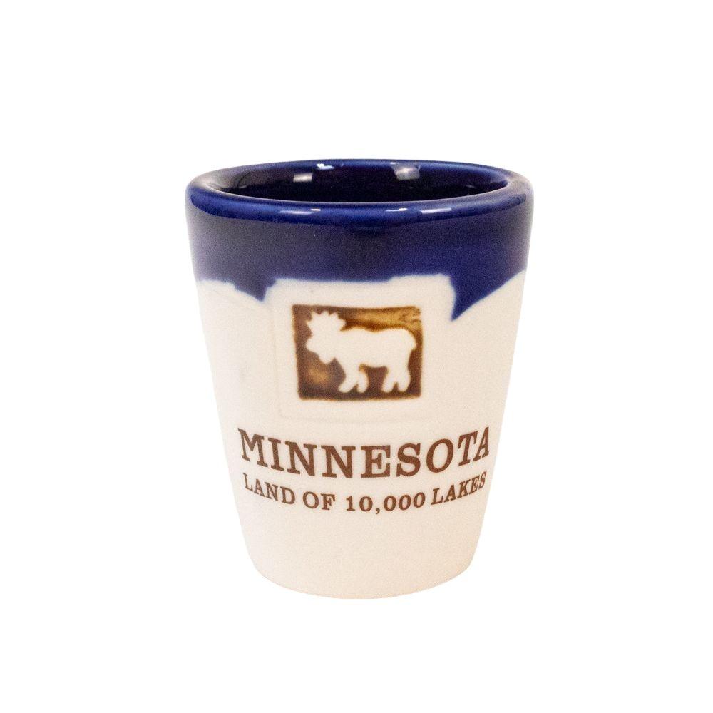 Blue Santa Fe Shot Glass - Love From USA