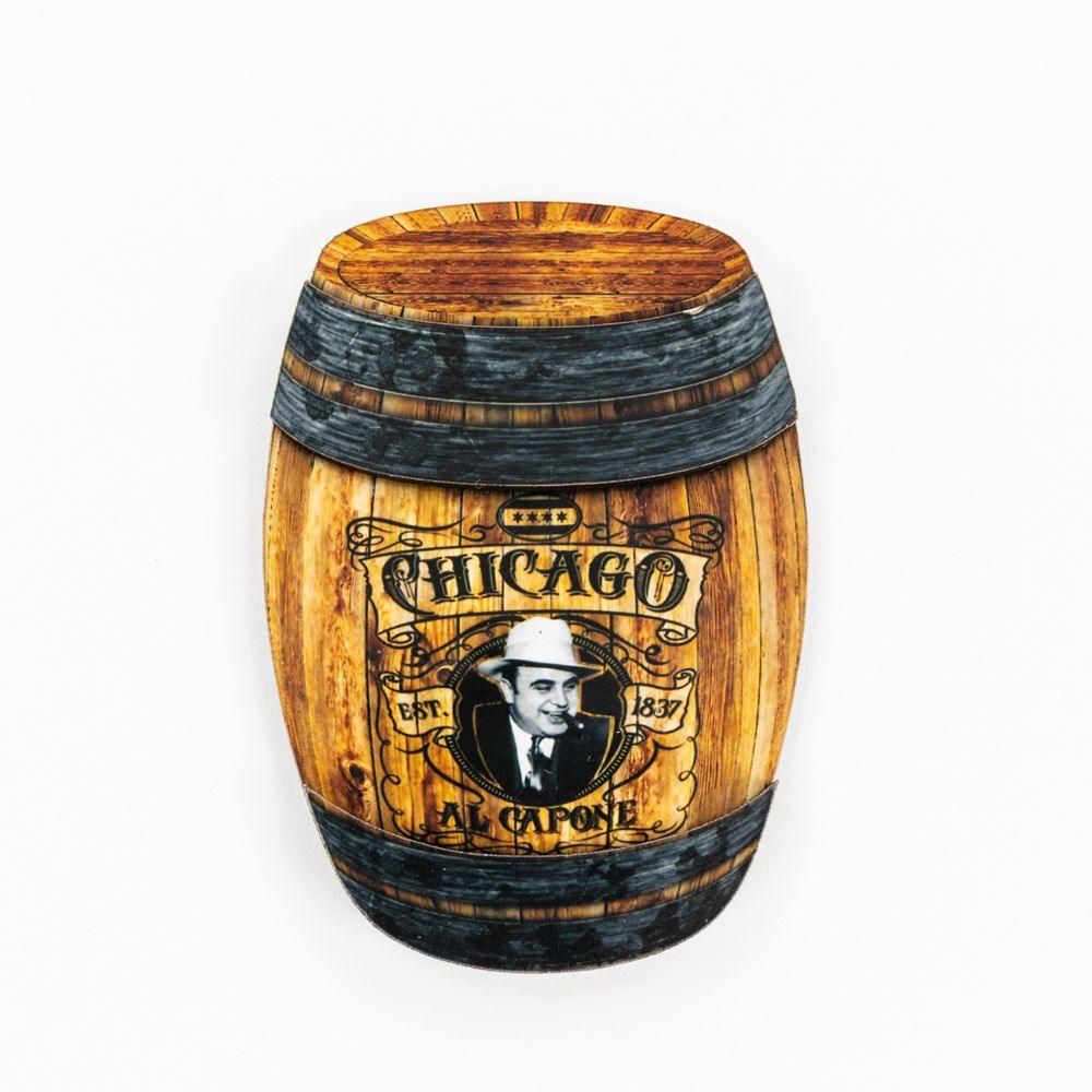 Chicago Al Capone Barrel Magnet - Love From USA
