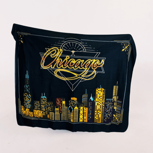 Chicago Art Deco Blanket - Love From USA