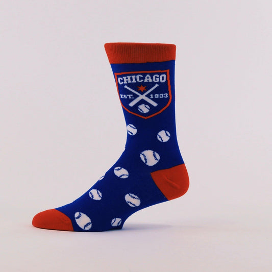 Chicago Baseball Badge Socks - Love From USA