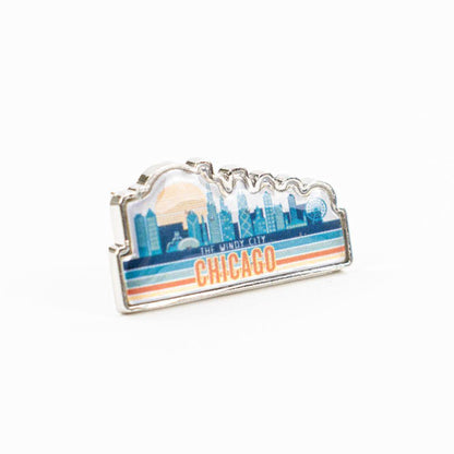 Chicago Bottom Line Pin - Love From USA