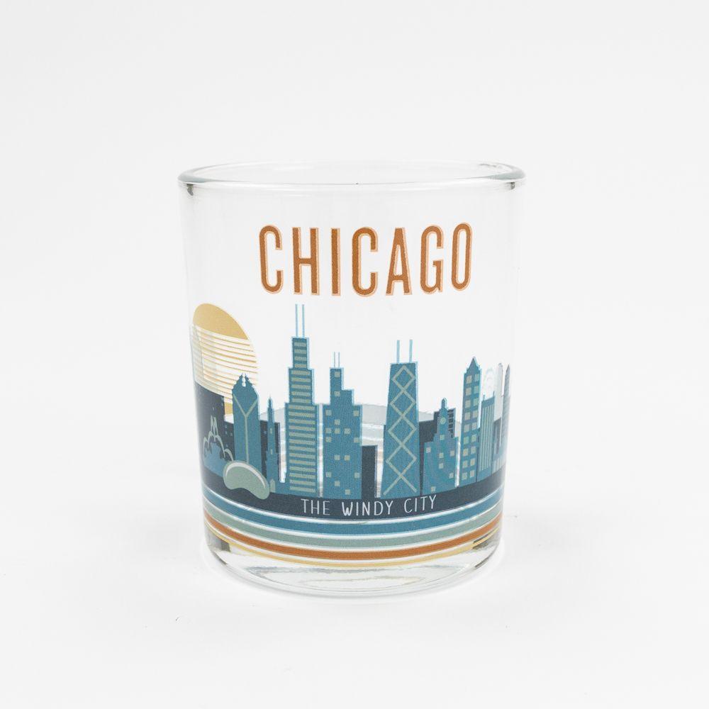 Chicago Bottom Line Rocks Glass - Love From USA