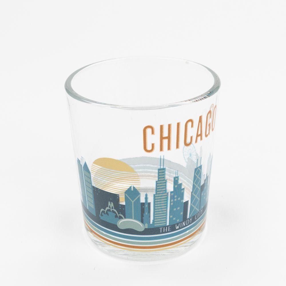 Chicago Bottom Line Rocks Glass - Love From USA