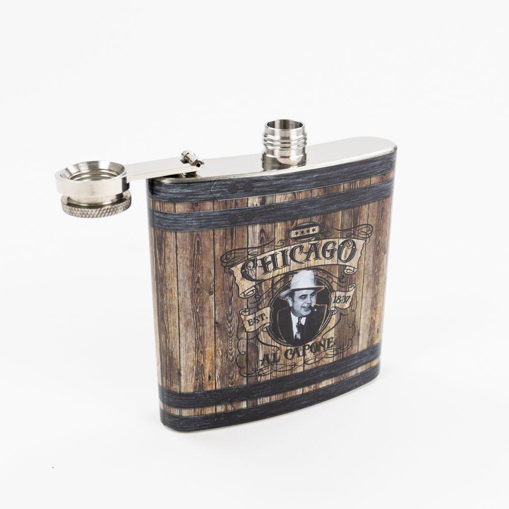 Chicago Capone Barrel Flask - Love From USA