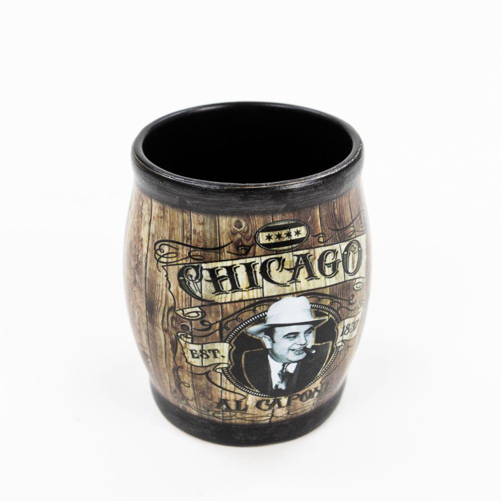 Chicago Capone Barrel Shot Glass - Love From USA