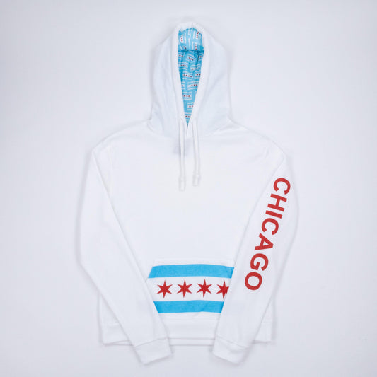 Chicago Flag Pocket Sweatshirt - Love From USA