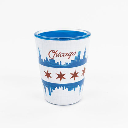 Chicago Flag Shot Glass - Love From USA