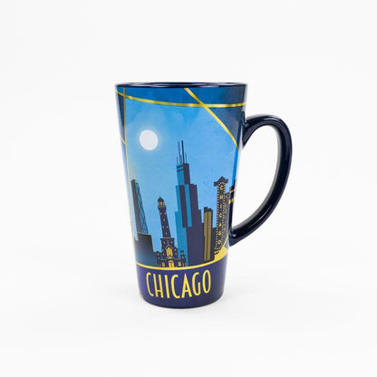 Chicago Goldline Tall Mug - Love From USA