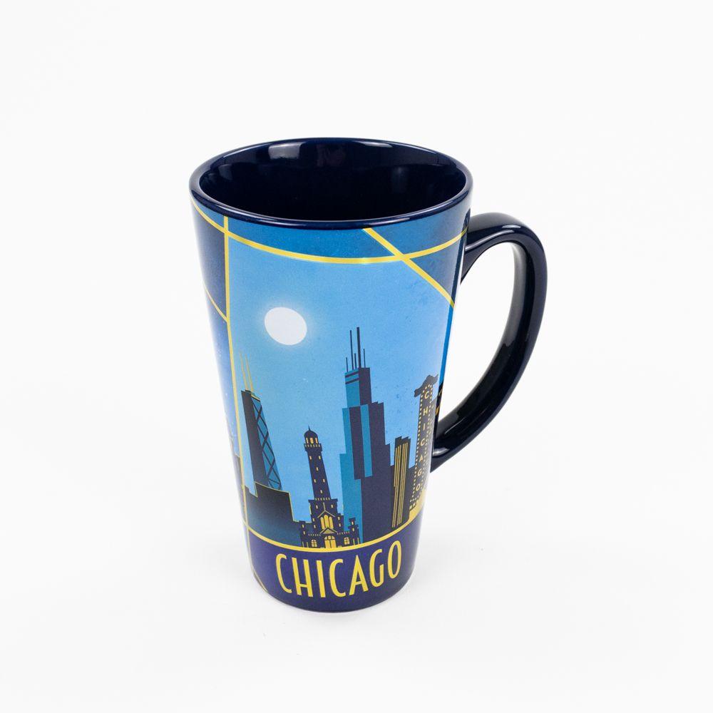 Chicago Goldline Tall Mug - Love From USA