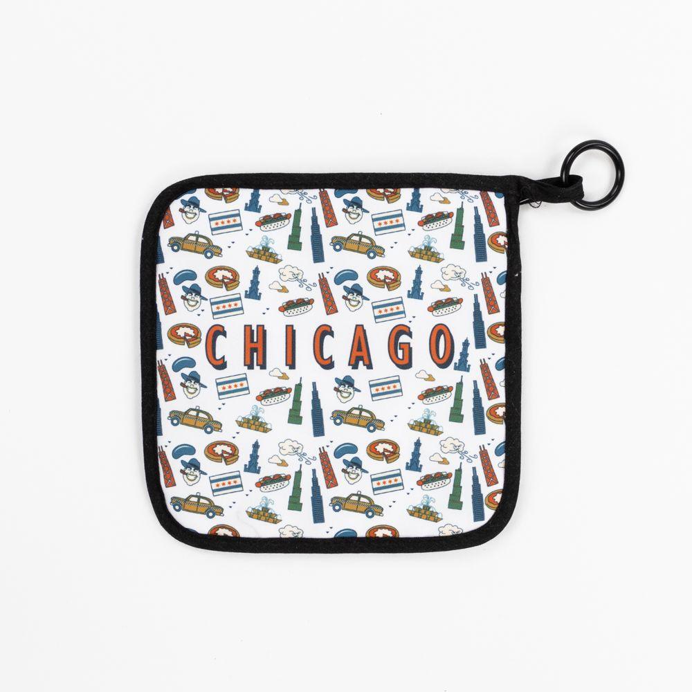 Chicago Icons Pot Holder - Love From USA