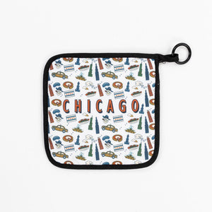 Chicago Icons Pot Holder - Love From USA