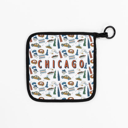 Chicago Icons Pot Holder - Love From USA