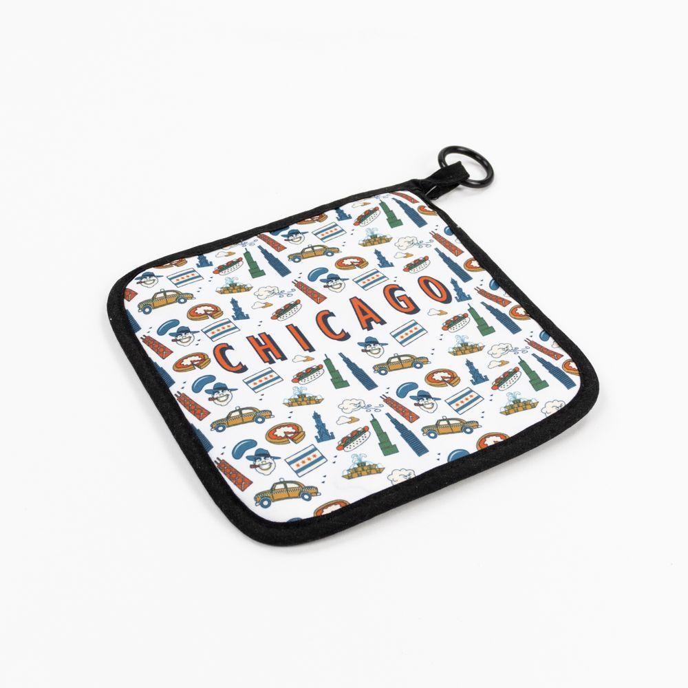 Chicago Icons Pot Holder - Love From USA
