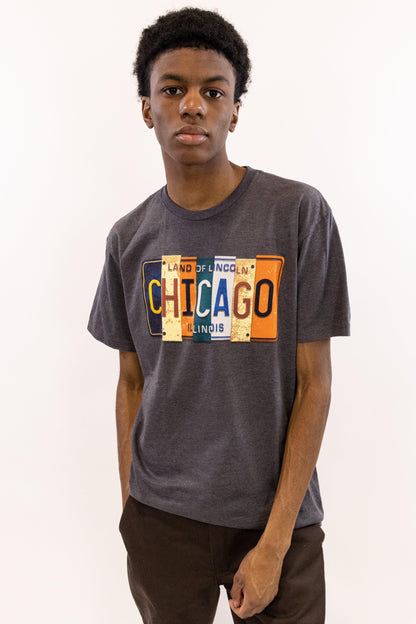 Chicago License Plate Tee - Love From USA