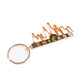 Chicago Rose Gold Skyline Keychain - Love From USA