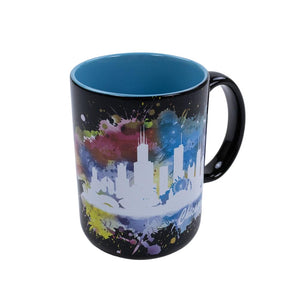 Chicago Splatter Skyline Mug - Love From USA