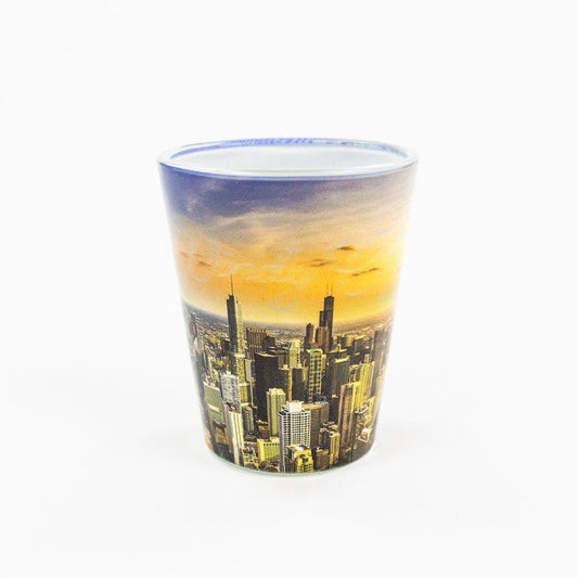 Chicago Windy City Skyline Shot Glass - Love From USA
