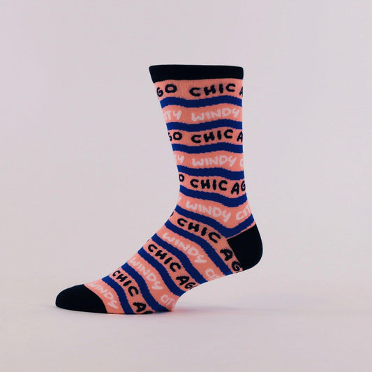 Chicago Windy City Socks - Love From USA
