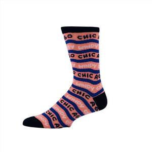 Chicago Windy City Socks - Love From USA