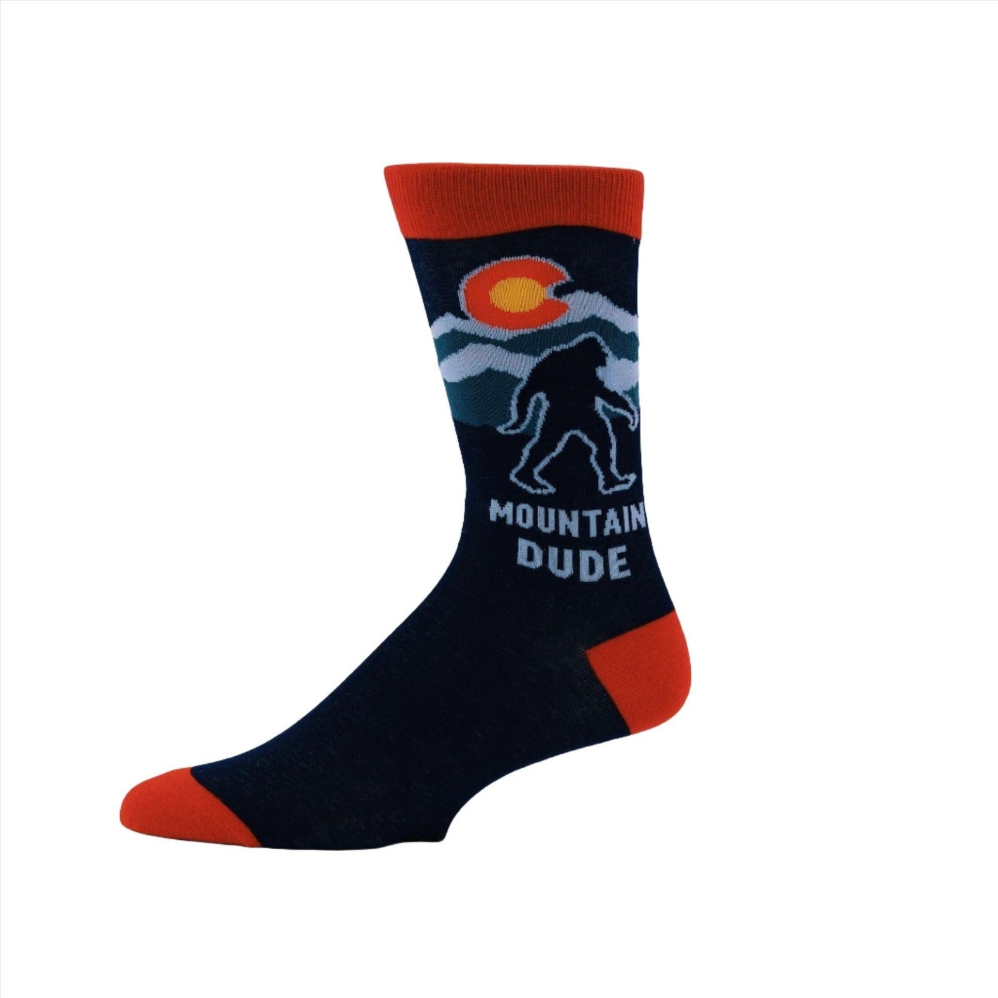 Colorado Bigfoot Mountain Dude Socks - Love From USA