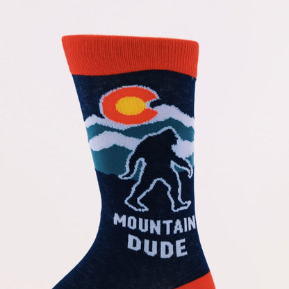 Colorado Bigfoot Mountain Dude Socks - Love From USA