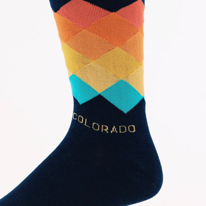 Colorado Retro Sunset Socks - Love From USA