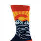 Colorado Sunburst Mountain Time Socks - Love From USA